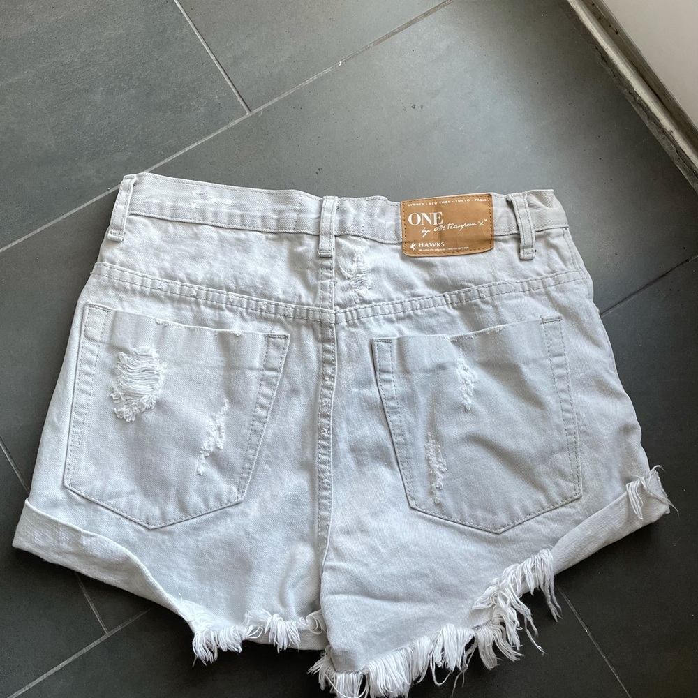 OneTeaspoon Mid-Rise denim short